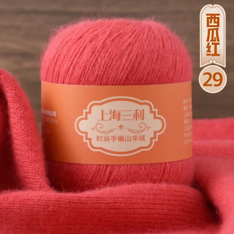 Fil de cachemire mongol chaud 100 g/ensemble, 3 plis, pour pull, gants, Crochet, écharpe à tricoter, fil de laine, doux pour la peau, uni, 100%
