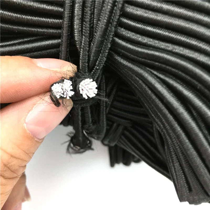 Corde élastique solide de 2/2, 5/3/4/5/6mm, cordon de choc élastique, pour la fabrication de bijoux, vêtements, couture, artisanat fait à la main