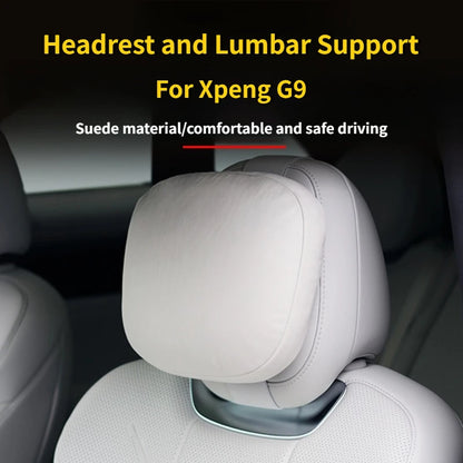 Appui-tête pour Xiaopeng Xpeng G6/G9/G7, Support lombaire, oreiller cervical confortable, oreiller doux en mousse à mémoire de forme, accessoires d'intérieur de voiture