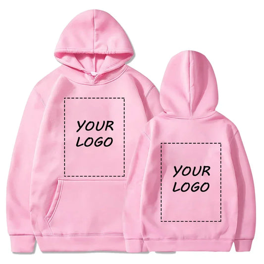 Logo/image de marque conçue sur mesure pour femmes et hommes, sweats à capuche DIY, pulls décontractés et sweats à capuche tendance partout