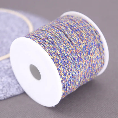 Corde de coton pour macramé, ficelle, ficelle, fil, artisanat, couture, tentures murales faites à la main, bohème, fête de mariage, décoration d'intérieur, 1.2mm, 37m