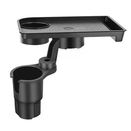 Plateau porte-gobelet universel pour voiture de haute qualité - 360 °     Organisateur rotatif réglable à double tasse