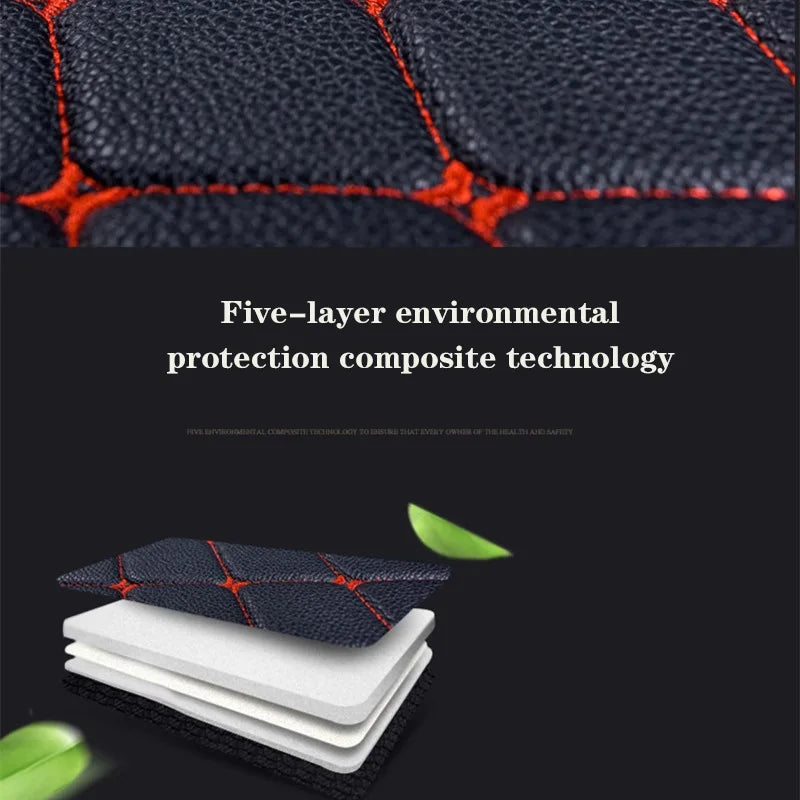 Polymères de coffre de voiture en cuir Élpersonnalisés pour BYD Song Pro Dmi, détails intérieurs, tapis, accessoires de voiture, 2024-2025