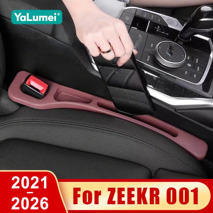 Bandes universelles anti-fuite pour siège de voiture, 2 pièces, pour ZEEKR 001 2021 2022 2023 2024 2025 2026 2 pièces, remplissage de couture latérale, accessoires de rangement