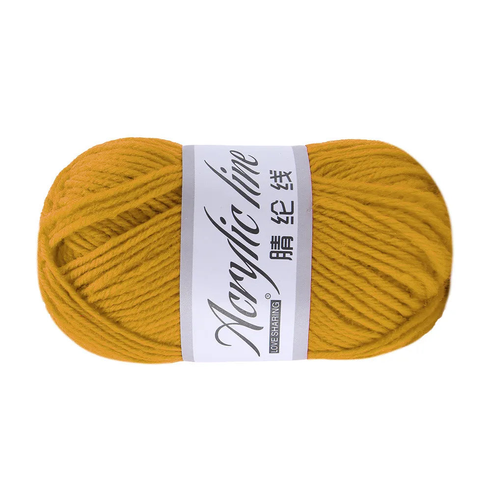 Écharpe en Laine Épaisse Robuste, Fil de Tricot Épais, Chaud, Ménage, Enfants, Chapeau, Optique Douce, Crochet, 50g