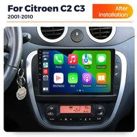 2025 nouvelle autoradio Carplay Android Auto pour citroën C2 C3 2001 2002 2003 - 2010 lecteur multimédia de voiture avec cadre GPS RDS stéréo carplay sans fil systèmes intelligents auto carplay voiture autoradio