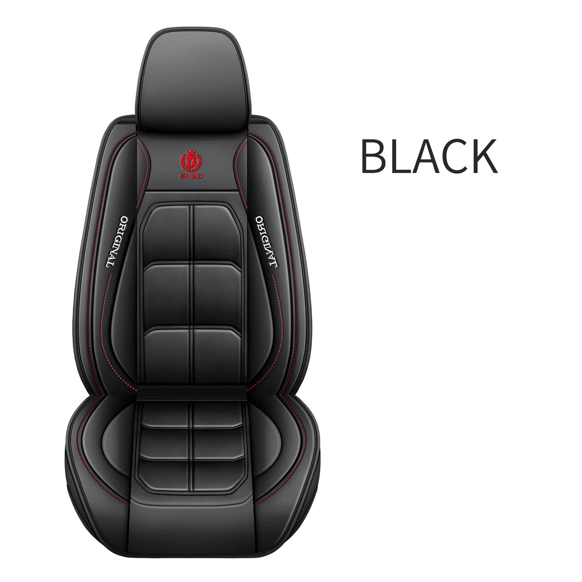 Housse de siège de voiture universelle en cuir PU de qualité supérieure, tapis de protection toutes saisons avec coussin souple, paquet complet, 1 pièce