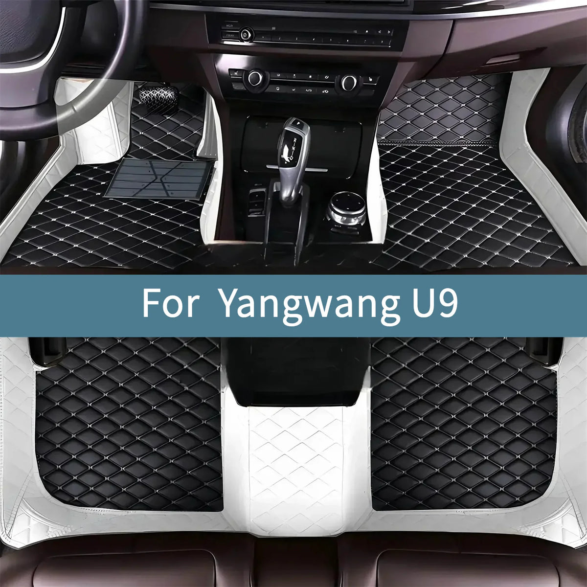 Tapis de sol de voiture en cuir pour Yangwang U9 2024 2025 2026, ensemble complet imperméable pour tous les temps