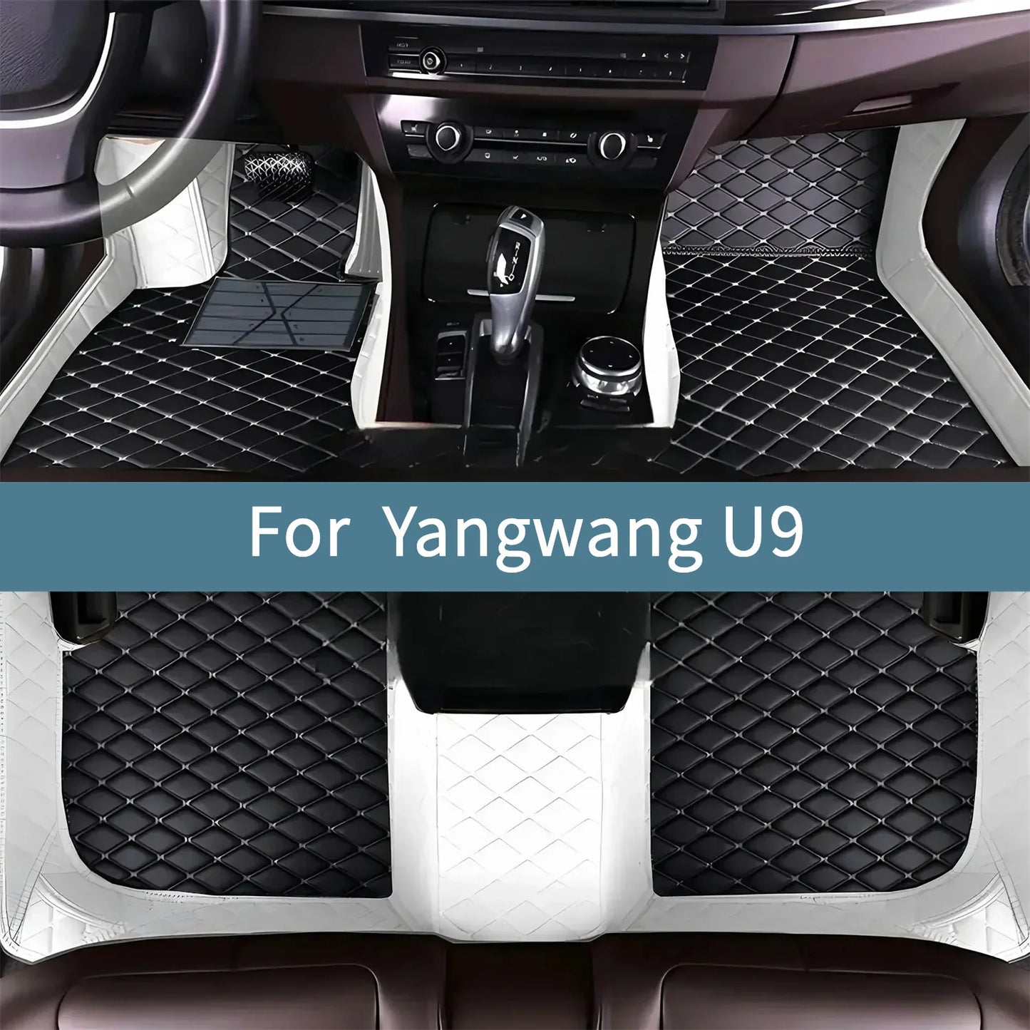 Tapis de sol de voiture en cuir pour Yangwang U9 2024 2025 2026, ensemble complet imperméable pour tous les temps