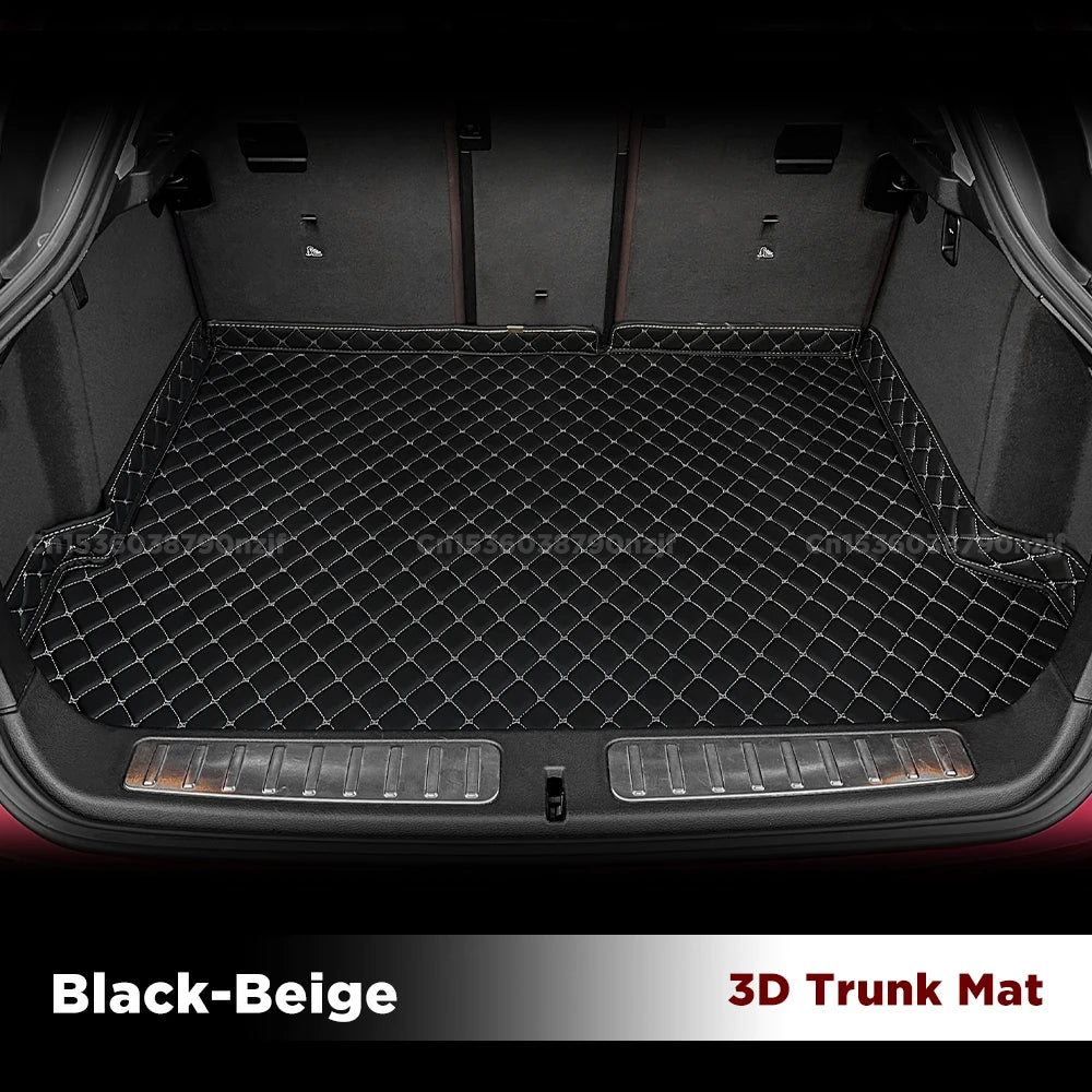 Couverture de tapis de revêtement de cargaison de polymères de coffre de voiture 3D, accessoires intérieurs, BYD, Yuan Pro, 2021, 2022, 2023