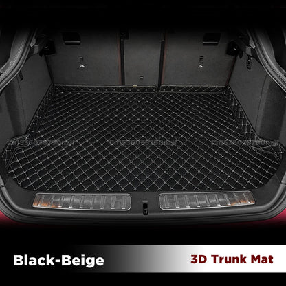 Couverture de tapis de revêtement de cargaison de polymères de coffre de voiture 3D, accessoires intérieurs, BYD, Yuan Pro, 2021, 2022, 2023