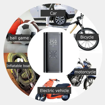 YIJU pompe à Air sans fil 150psi gonfleur de pneu électrique Portable pour voiture vélo moto Mini compresseur d'air pneu injecteur d'air