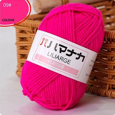 Fil de laine à tricoter en coton doux et doux pour bébé, fil de velours en fibres épaisses, fil de laine à tricoter à la main pour pull de bricolage