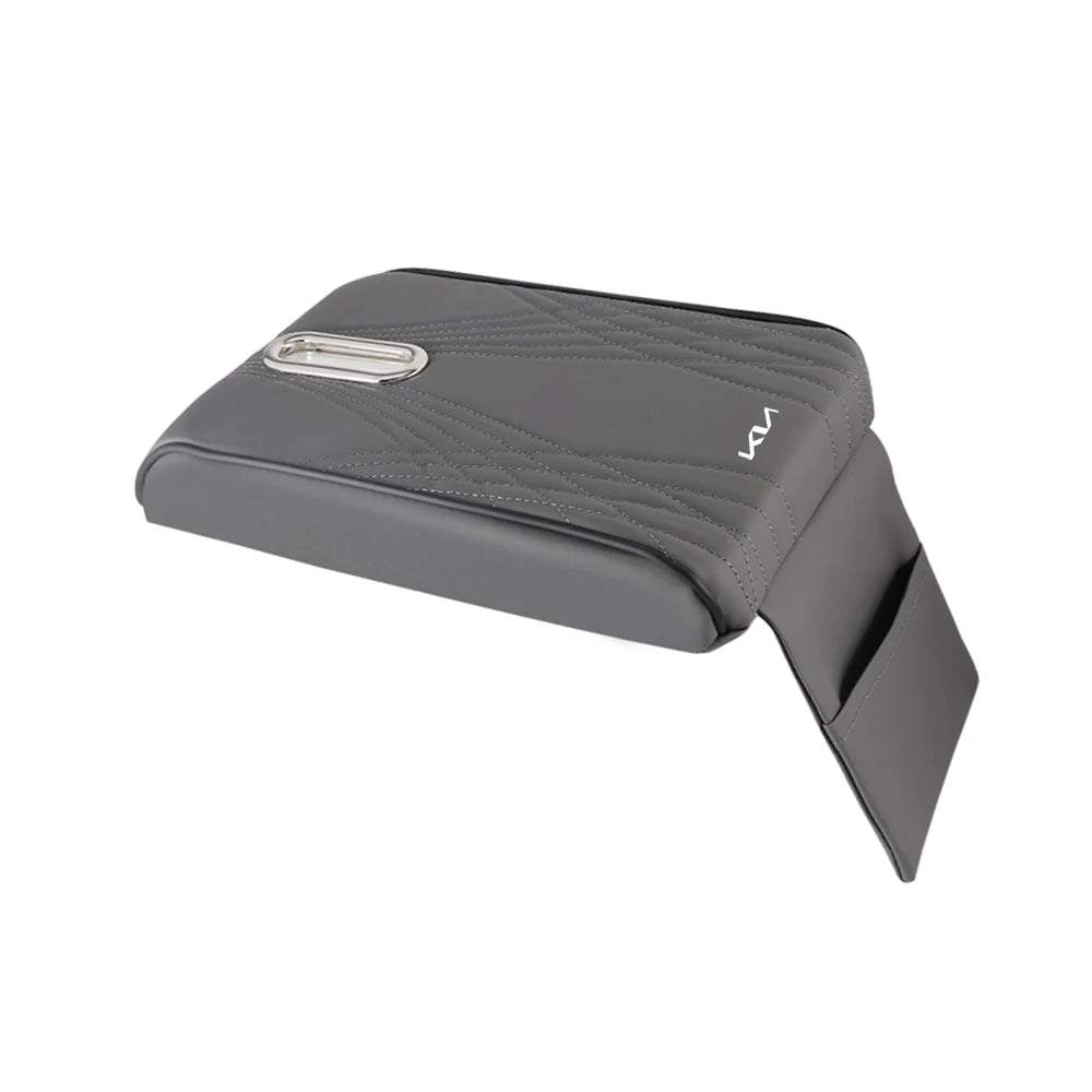 Tapis de boîte d'accoudoir de voiture en cuir, couvertures de Console centrale pour KIA K6 Sportage 4 Picanto KX1 RIO pv5 ev6 ev5 K3 Sorento Optima Carnival
