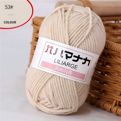 Fil à tricoter en coton doux et épais pour bébé, fil de velours en fibres épaisses pour tricot à la main, fil à crocheter pour pull DIY