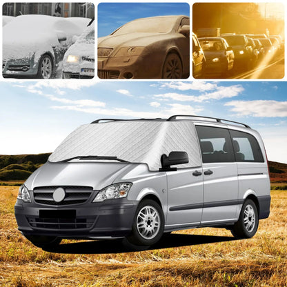 Couverture de pare-brise RV pour Mercedes-Benz Vito W447 2014-2024, couverture de pare-brise pour glace et neige RV, pare-soleil de fenêtre avant, bloc UV 5