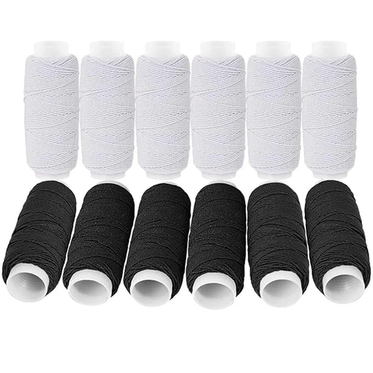 Cordon artisanal élastique de sertissage de 0.75mm, 20m de chaque bobine, fil élastique de sertissage pour la couture, cordon artisanal de tricot matelassé, perles de bricolage