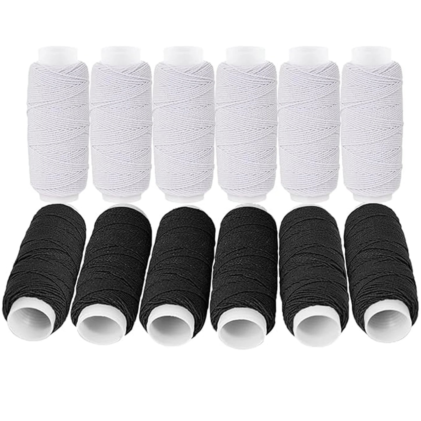 Cordon artisanal élastique de sertissage de 0.75mm, 20m de chaque bobine, fil élastique de sertissage pour la couture, cordon artisanal de tricot matelassé, perles de bricolage