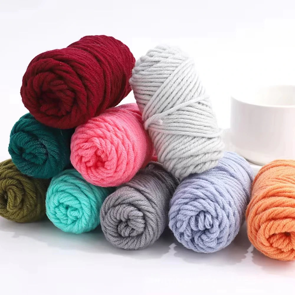 Rouleaux de fils tissés à la main en coton mélangé, ensemble d'outils artisanaux de démarrage pour bricolage, outil tissé de démarrage de broderie, 10 pièces