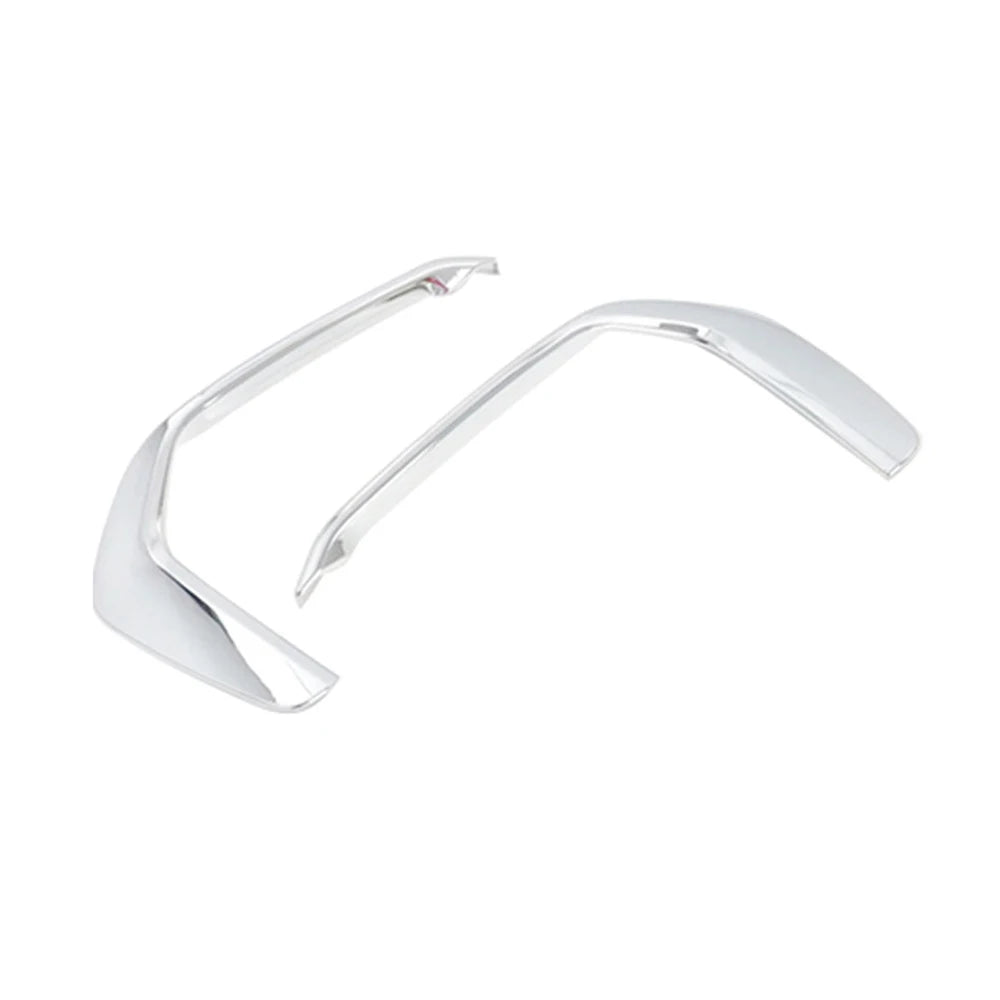 Autocollants de décoration pour phares antibrouillard avant de voiture, pour Audi A6 C8 19-21, couverture de cadre ABS chromé, accessoires extérieurs automobiles