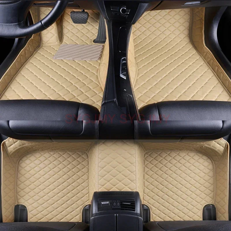 Tapis de Sol de Voiture 3D Personnalisé en Cuir Artificiel, Accessoires d'Nikpour BMW Série 5 E39 1995-2004 E60 F10 G30 2017-2022