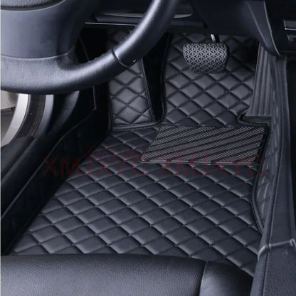 Tapis de Sol de Voiture 3D Personnalisé en Cuir Artificiel, Accessoires d'Nikpour BMW Série 5 E39 1995-2004 E60 F10 G30 2017-2022