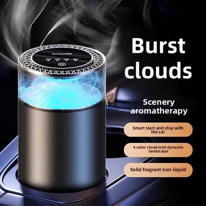 Désodorisant pour voiture, brume de mer et arôme de nuage, diffuseur d'atomisation intelligent, parfum naturel, machine de désodorisant à pulvérisation automatique, nouvelle collection 2025