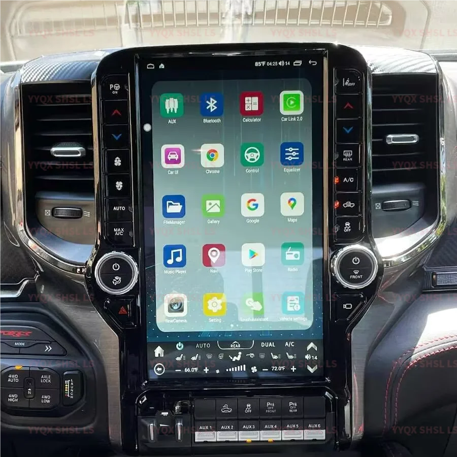 Grand écran Qled de Navigation stéréo pour Dodge Ram 2019 – 2023, lecteur vidéo multimédia Android, tête Carplay sans fil, Radio automatique