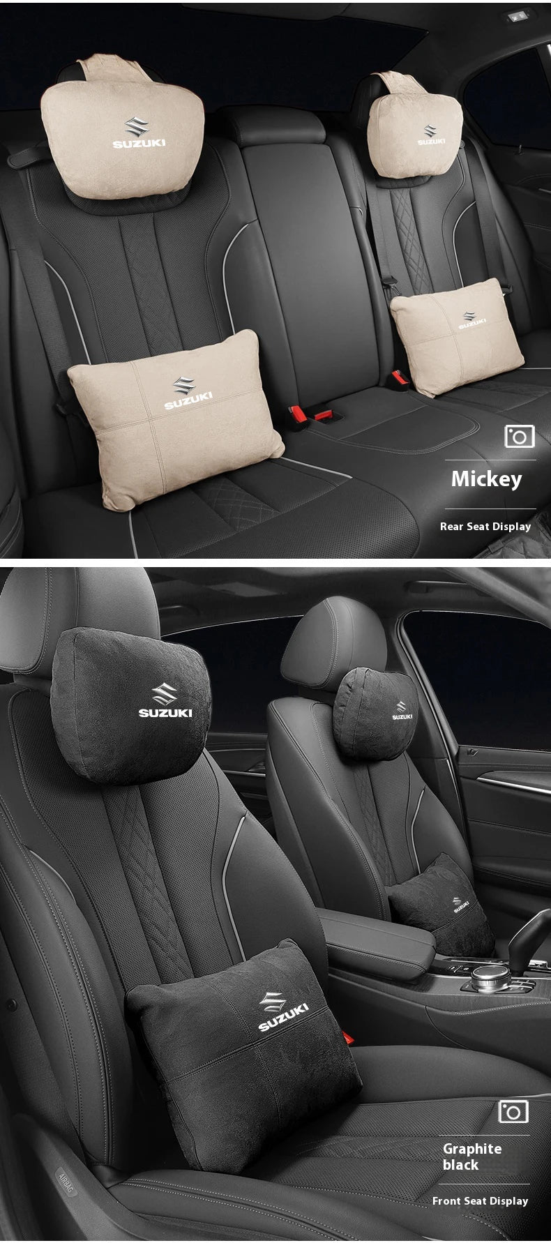 Coussin de Soutien Lombaire pour Voiture, pour Suzuki S-Cross Swift SX4 Vitara Jimny Grand-Vitara Alto Ciaz Lgnis