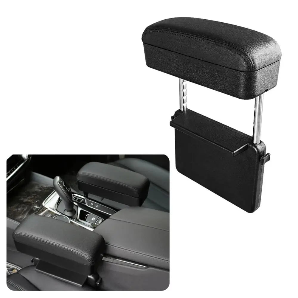Organisateur de rangement pour console centrale à hauteur réglable, conception universelle, fixation par pince, boîte de rangement latérale pour siège, rangement multifonctionnel