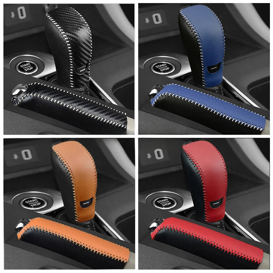 Convient pour NissanMagniteNew Sunshine pommeau de levier de vitesse couvercle levier de vitesse étui de protection poignée housse en cuir manette de vitesse manette de vitesse