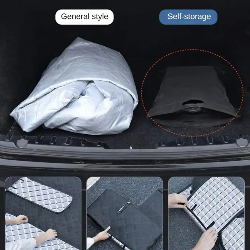 Couverture de pare-soleil de voiture, pare-brise de neige, protection étanche, couverture magnétique Automobile, couverture de pare-brise avant de voiture