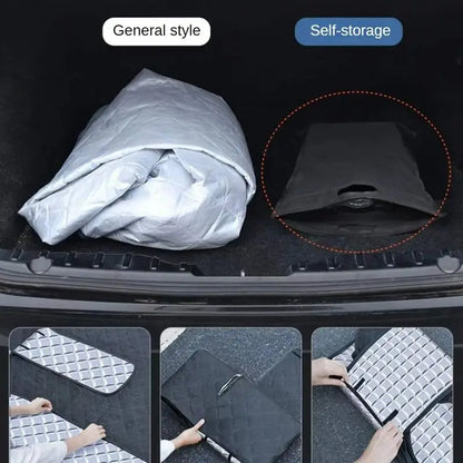 Couverture de pare-soleil de voiture, pare-brise de neige, protection étanche, couverture magnétique Automobile, couverture de pare-brise avant de voiture