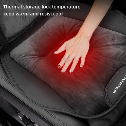 Housse de siège de voiture en flanelle pour Ranger T9 T7 T1 Raptor, coussin de siège avant/arrière de voiture en peluche chaud d'hiver, accessoires d'intérieur automobile