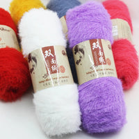 Rouleau de fil moelleux en cachemire à 3 plis, 100 g/rouleau, tricot coloré, laine super douce tricotée, Crochet pour bébé, écharpe pour bébé, fil épais