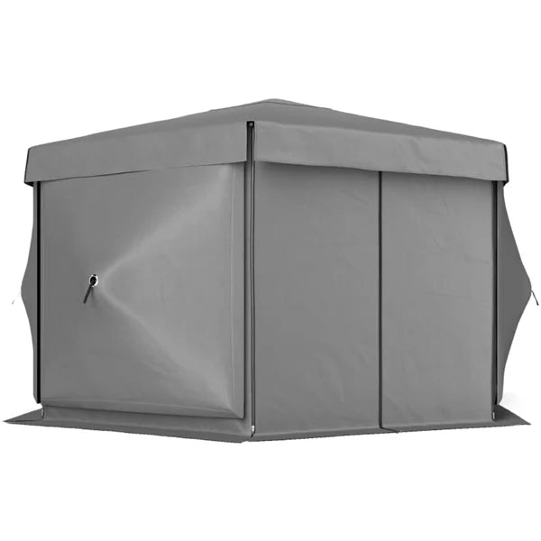 خيمة تخييم قابلة للطي، مساحة واسعة، خفيفة الوزن، للتخييم والسفر