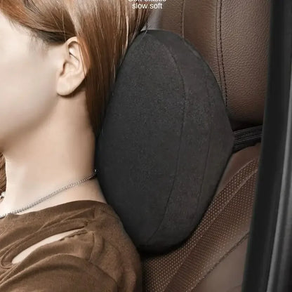 Appui-tête de voiture en coton à mémoire de forme, 2 pièces, Support de cou, accessoires de voiture, classe de siège, doux, universel, réglable, oreiller de voiture, coussin de repos du cou