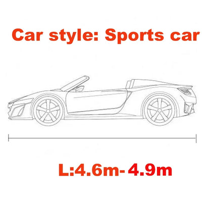 Pour voiture de sport berline SUV beauté style universel extensible couverture de voiture résistant au soleil coupe-vent anti-poussière résistant aux rayures Protection UV