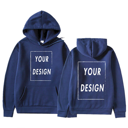 Votre propre Design marque Logo/image personnalisée partout hommes femmes sweat à capuche bricolage sweat à capuche décontracté à la mode nouveau