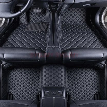 Tapis de Sol de Voiture 3D Personnalisé en Cuir Artificiel, Accessoires d'Nikpour BMW Série 5 E39 1995-2004 E60 F10 G30 2017-2022