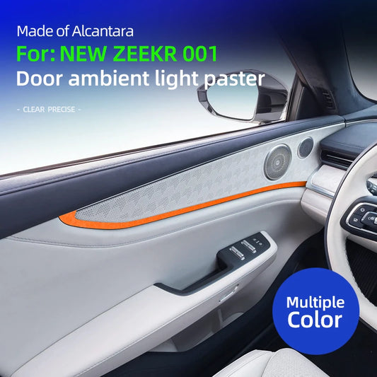 Pour nouveau ZEEKR 001 2026, 001 Max 001 Ultra + Alcan tara panneau de porte de voiture LED bandes de garniture d'éclairage ambiant accessoires automobiles