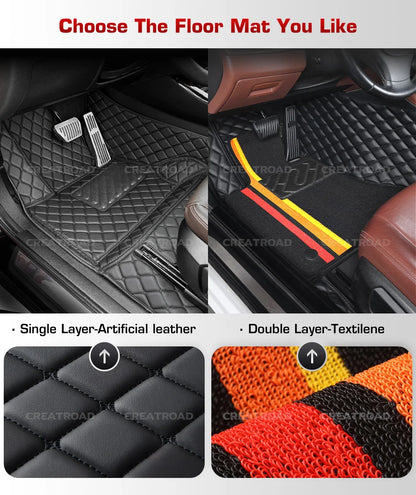 Tapis de sol de voiture Double couche, couverture de tapis automobile personnalisée, accessoires d'intérieur pour Xpeng G6/G9 2022 2023 2024 2025