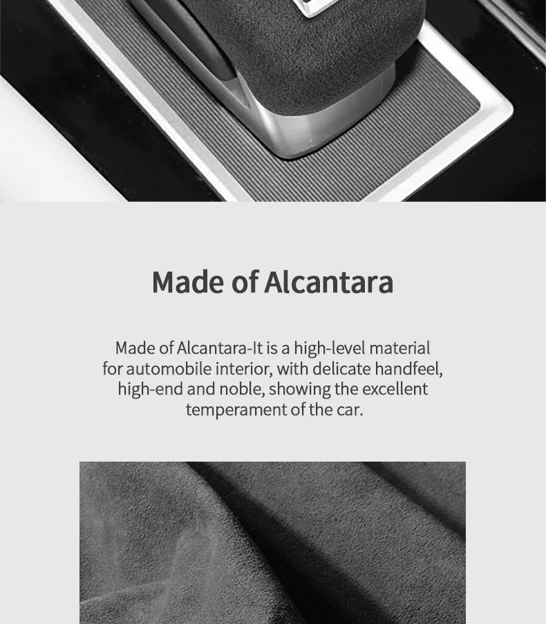 Autocollant de couverture de coffre de changement de vitesse de voiture, en Alcantara, anti-rayures, accessoires de réglage intérieur, pour Mitsubishi Outlander 2023
