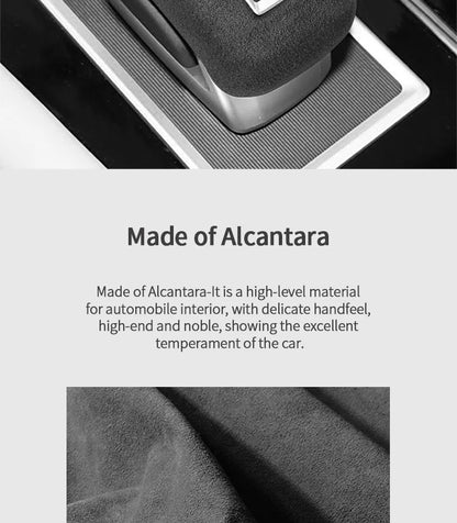 Autocollant de couverture de coffre de changement de vitesse de voiture, en Alcantara, anti-rayures, accessoires de réglage intérieur, pour Mitsubishi Outlander 2023
