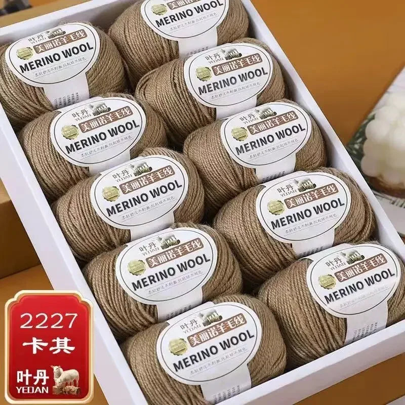 Fil de laine doux à 3 plis, 500 g/ensemble, pour crochets, chapeau d'hiver, pull, écharpe, châle, manteau, Cardigan, bricolage, confortable, chaud et moelleux, fil rouge pour bébé
