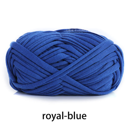 Fil en tissu élastique de 100g 30m de haut, épais, fait à la main, sac tricoté au Crochet, panier de rangement, paquet de matériel de fil au Crochet