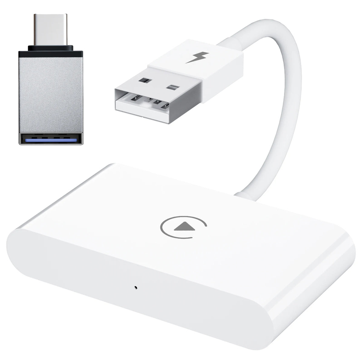 Adaptateur sans fil Carplay avec Youtube/Netflix/Tiktok, Dongle USB Carplay sans fil pour Carplay filaire en usine vers sans fil