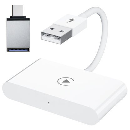 Adaptateur sans fil Carplay avec Youtube/Netflix/Tiktok, Dongle USB Carplay sans fil pour Carplay filaire en usine vers sans fil
