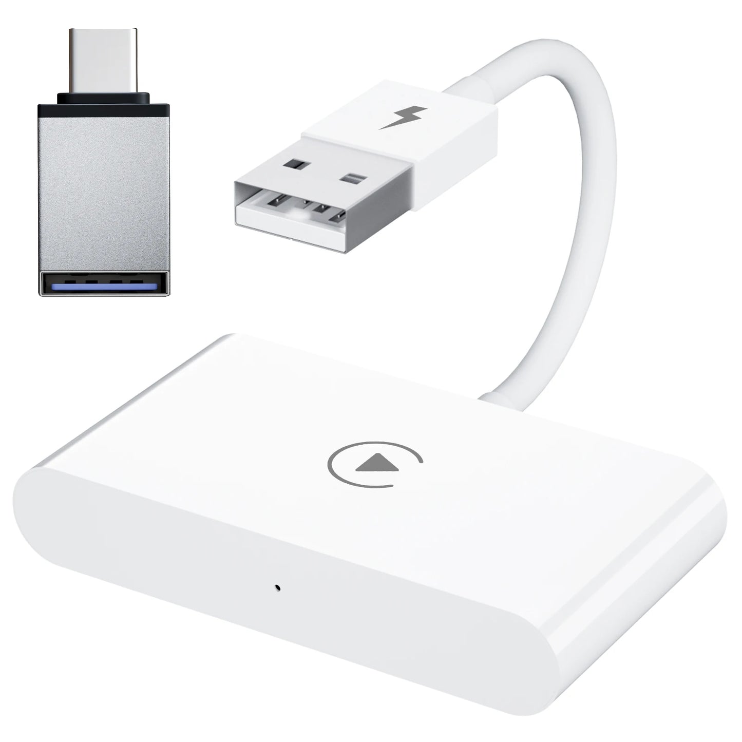 Adaptateur sans fil Carplay avec Youtube/Netflix/Tiktok, Dongle USB Carplay sans fil pour Carplay filaire en usine vers sans fil