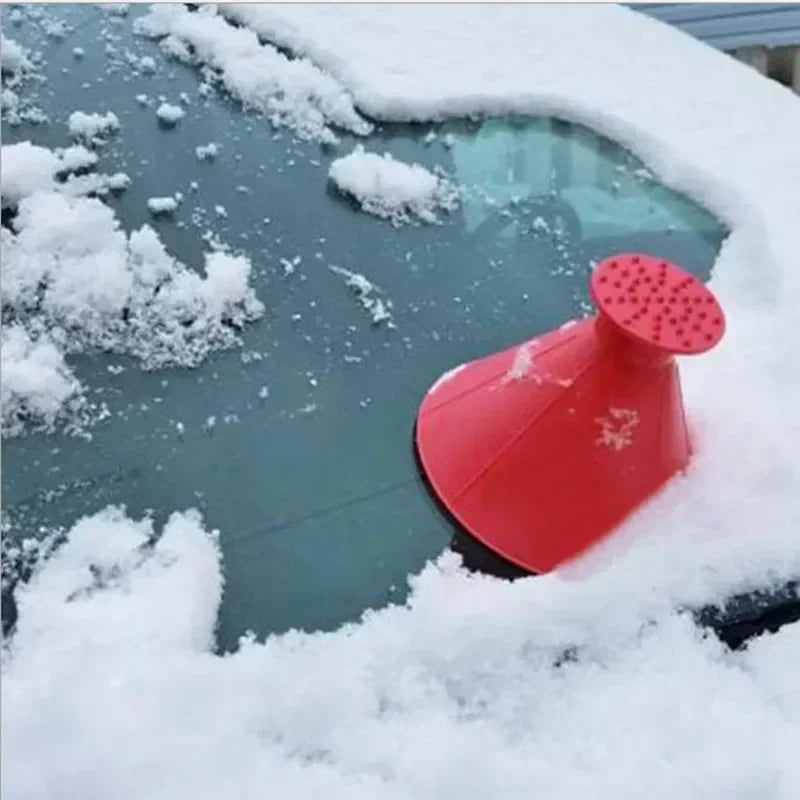 Entonnoir pour gratter la glace, outil de nettoyage des vitres de voiture, pare-brise, neige, pelle, brosse de nettoyage, outil de nettoyage des vitres de la maison